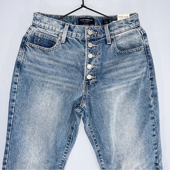 Lucky Brand High-Rise Mom Jean In Drew Size 2/26 - Picture 2 of 7